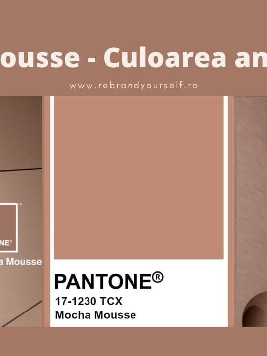 Cum se asortează Mocha Mousse